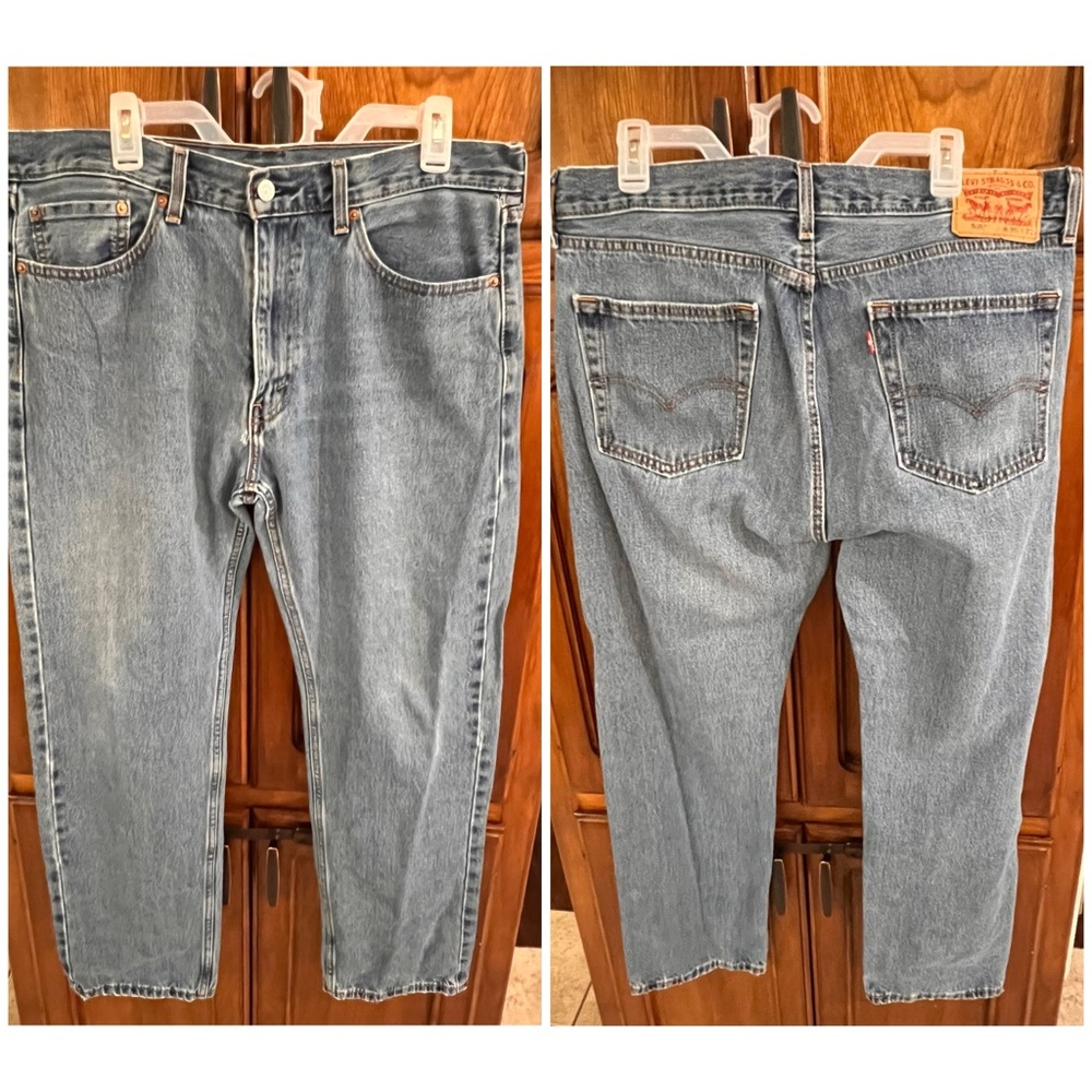 Levi's Men's 505 Straight Denim Blue Jeans! Size 36x32.